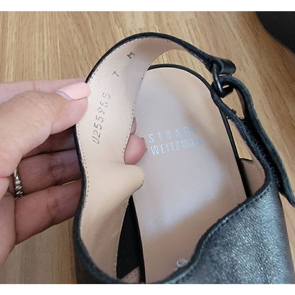 Stuart Weitzmanoffsetpeep-Toe Platformsandals7 - image 8